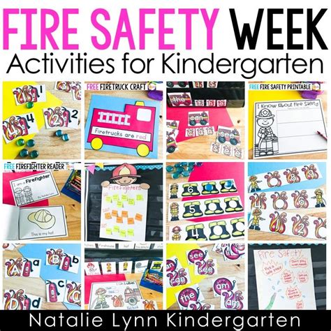 Fire Safety Week Activities For Kindergarten Artofit