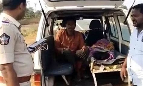 Repeat Of Dana Majhi Visakhapatnam Police Help Odisha Man Who Carried Wifes Body For 30 Km