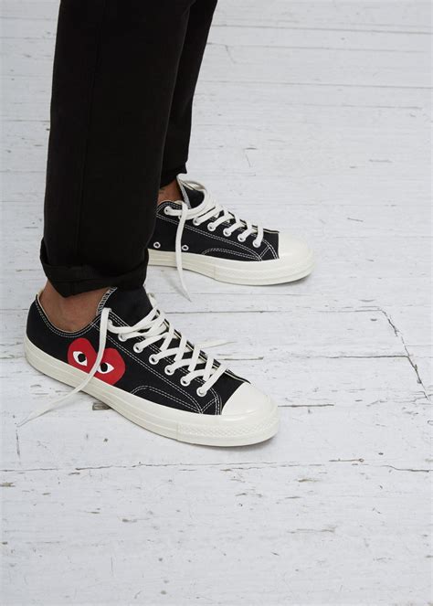 Maybe you would like to learn more about one of these? Lyst - Play comme des garçons Play Converse Chuck Taylor ...