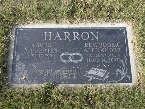 Rev Roger Alexander Harron 1941 2007 Find A Grave Memorial