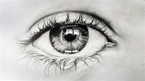 How To Draw An Eye Time Lapse Learn To Draw A Hyper Realistic