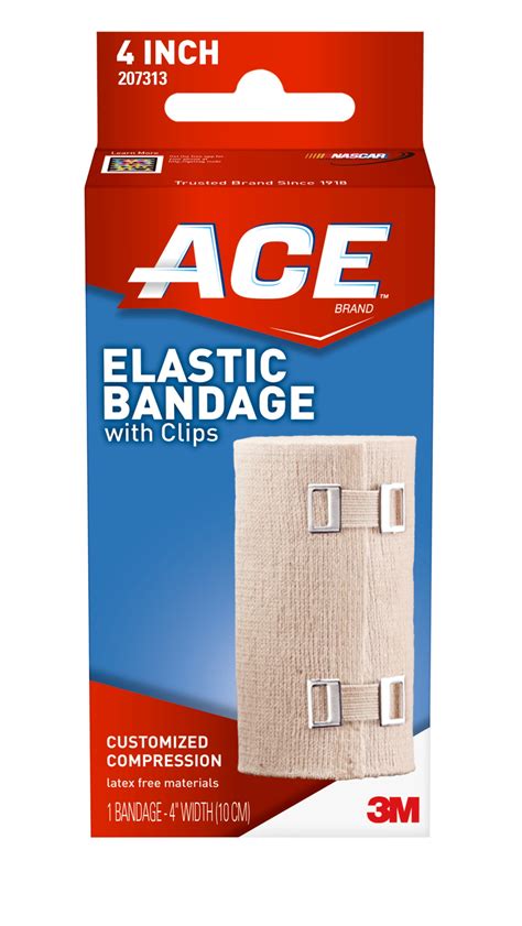 Ace Brand Elastic Bandage With Clips
