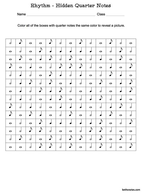 Quarter note with cursive tracing font coloring page that you can customize and print for kids. Writing rhythms - 1st & 2nd grades | Music lessons for ...