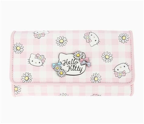 Hello Kitty Long Wallet Daisy Patch Collection Daisy Patches Hello