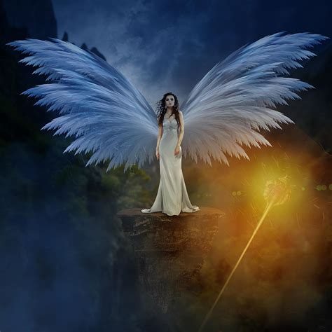 angel girl photomanipulation by graphicstute on deviantart