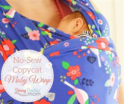 How To Make Your Own No Sew Moby Wrap Moby Wrap Baby Wraps Diy