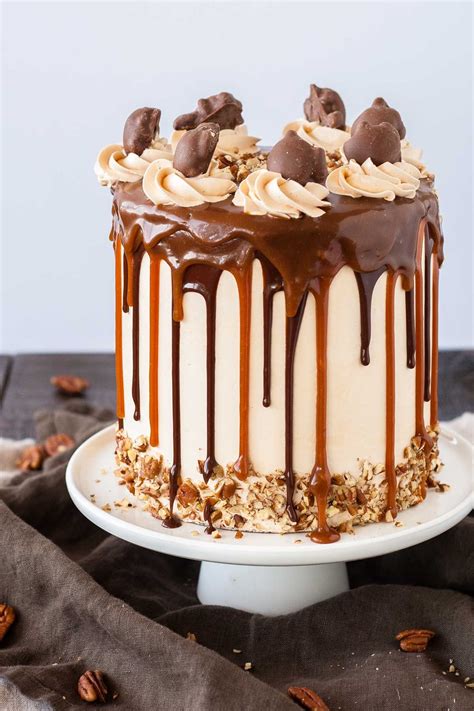 If you use your imagination, the pecans covered in caramel and chocolate look like little turtles. Transform your favorite candy into this Turtles Layer Cake ...