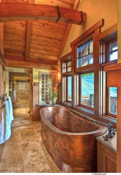 Browse our variety of bathtubs—give your bathroom the upgrade it needs. 20 Rustic Bathroom Designs With Copper Bathtub
