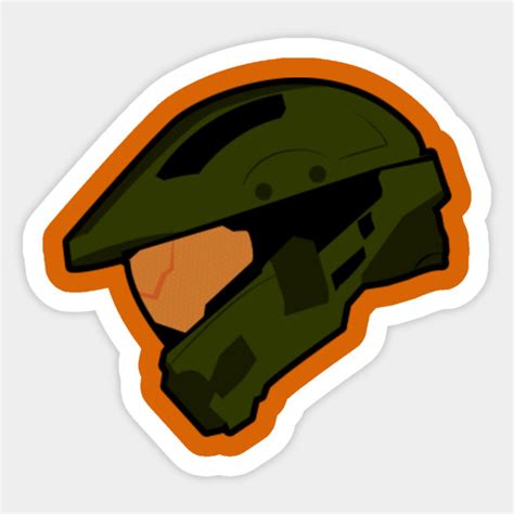 Chief Halo Sticker Teepublic