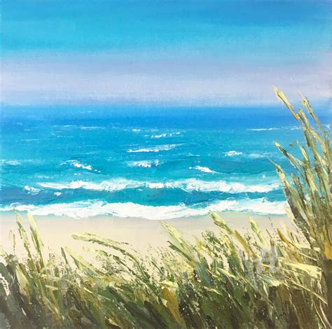 Seascape Painting Original Oil Art Bl Painting By Violetta Golden