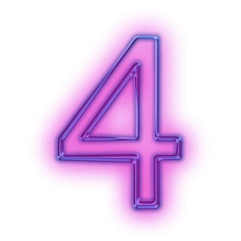 Number 4 Icon Transparent Number 4png Images And Vector Freeiconspng