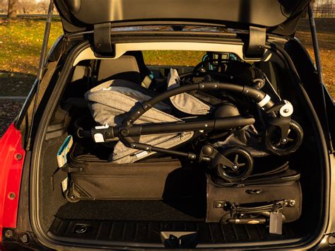 According to official bmw i3 technical documents, the back seats offer 37.2 inches in height while the rear shoulder room is 49.2 inches. BMW i3 Review: Can The Interior Fit A Car Seat and Stroller?