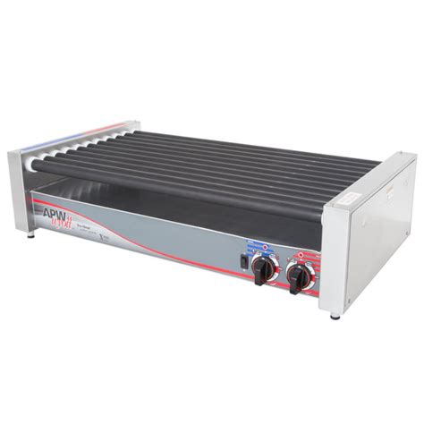 Apw Wyott Hrs 50 Non Stick Hot Dog Roller Grill 30 12 Flat Top 120v