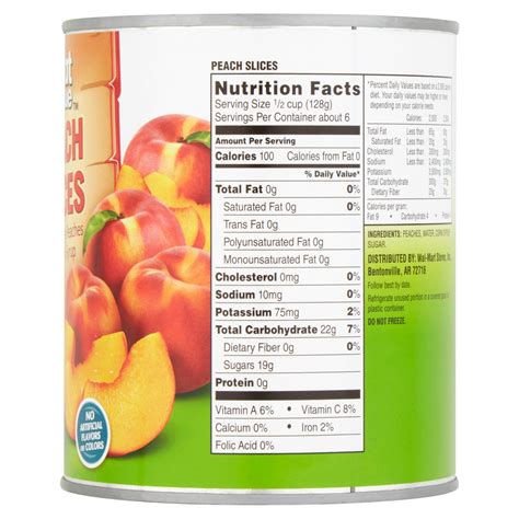 32 Canned Peaches Nutrition Label Label Design Ideas 2020
