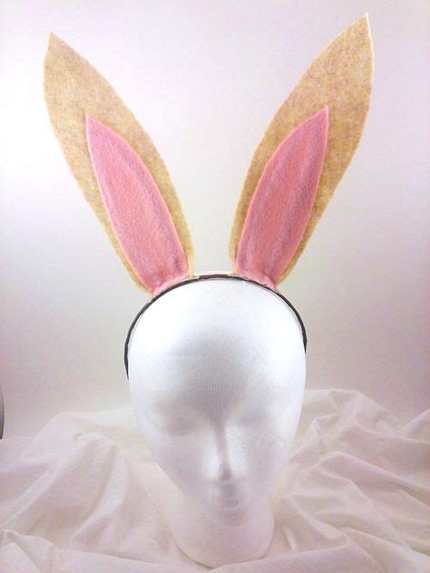 Brown Rabbit Ears Costume Bunny Ears Animal Ear Headband
