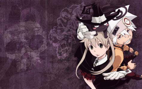 Download A Moment Of Synergy Between Soul Eater Evans And Maka Albarn