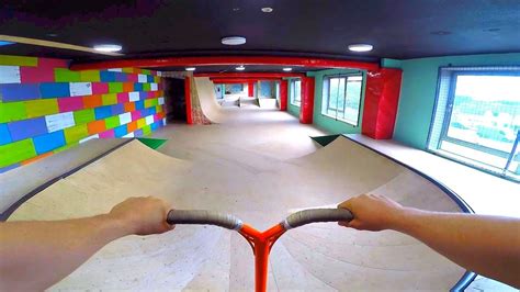 Top Secret Living Room Skatepark On Scooter Youtube