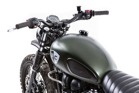 Competition header for street scrambler. The Dirt Bike by British Customs
