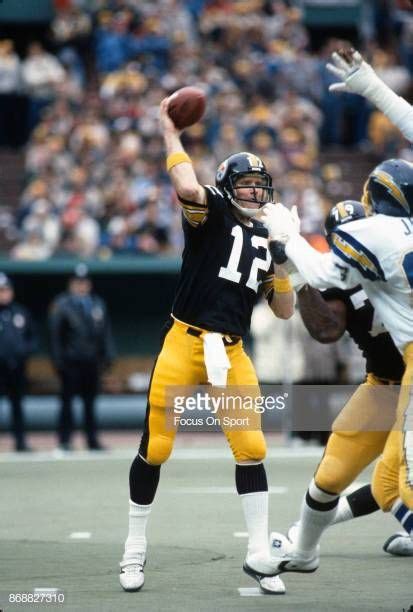 Quarterback Terry Bradshaw Of The Pittsburgh Steelers Throws A Pass Pittsburgh Steelers