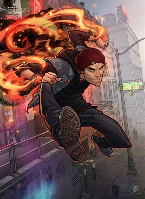All game footage you see is from the ps4 engine. Infamous second son art | Arte de videojuegos, Dibujos de ...