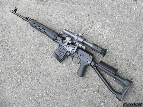 Svd Dragunov Sniper Rifle Cartridge Caliber 762 Mm Soldatpro