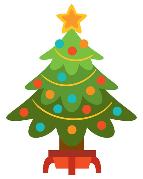 Christmas Clip Art Santa Behind A Christmas Tree Clip Art Clipartix