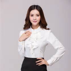 popular office uniform blouses buy cheap office uniform blouses lots from china office uniform