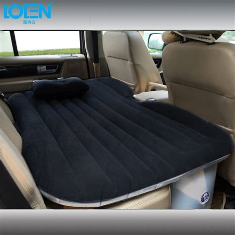 Pvc Flocking Plush Suv Universal Car Travel Inflatable Mattress Inflatable Car Sex Bed Camping