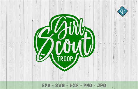 Girl Scout Troop Svg Design Graphic By Crazy Craft · Creative Fabrica