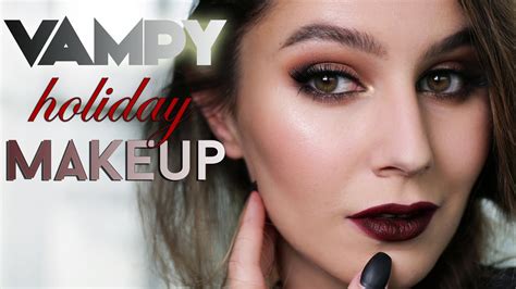 Vampy And Festive Makeup Tutorial Karima Mckimmie Youtube