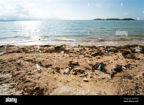 Los Desechos En Las Arenas Causan Contaminación Ambiental Basura En La