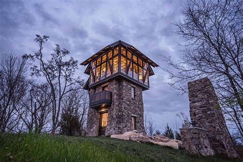 Vertical Entertaining Tower House For Guests