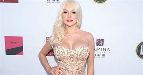 Sheer Delight Courtney Stodden Teases Braless Assets In See Through