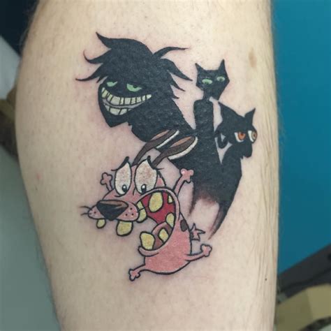 This tattoo is all about two lovers. fuckyeahtattoos | Courage tattoos, Tattoos, Cartoon tattoos