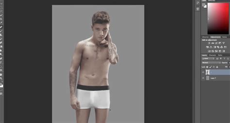 Here S What The Justin Bieber For Calvin Klein Ad Looked Like BEFORE Photoshop Airows