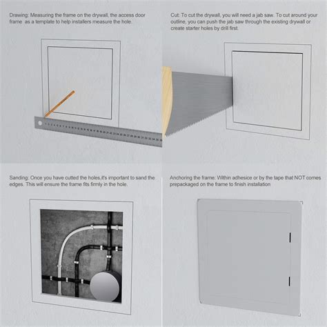 Snapklik.com : Plumbing Access Panel For Drywall Ceiling 12 X 12 Inch