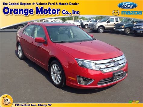 2010 Red Candy Metallic Ford Fusion Sel V6 84859793 Photo 2