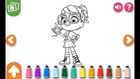 Abby hatcher coloring pages abby and friends fuzzlies. New Abby Hatcher Colouring video! Super fun coloring Nick ...