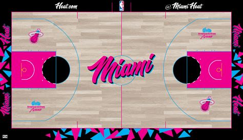 Miami Heat Court Design The Definitive Nba Court Design Power