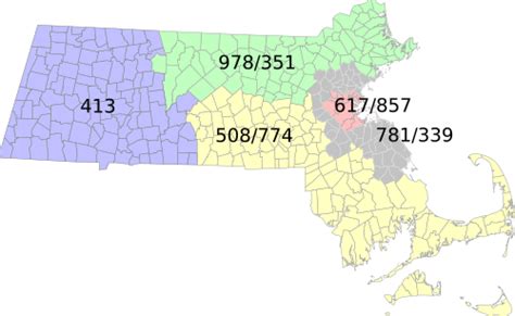 Area Codes 781 And 339 Wikipedia