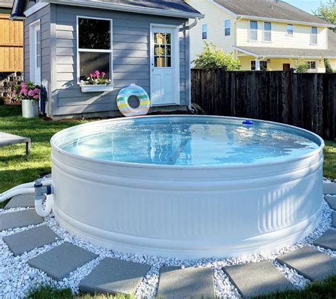 31 Clever Stock Tank Pool Designs And Ideas