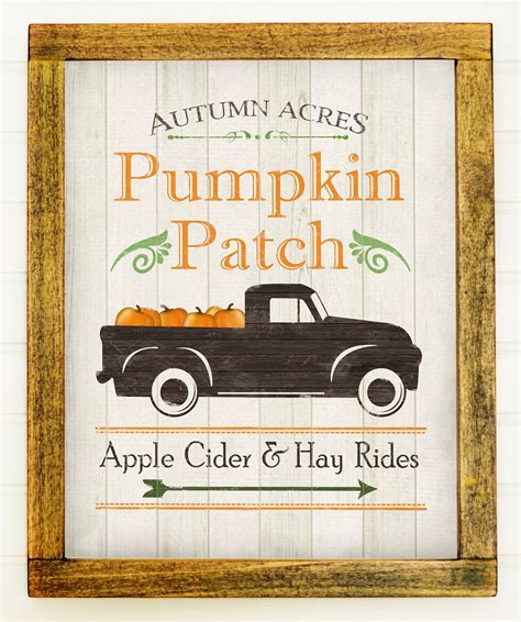 Autumn Decor Fall Printable Pumpkin Patch Printable Fall