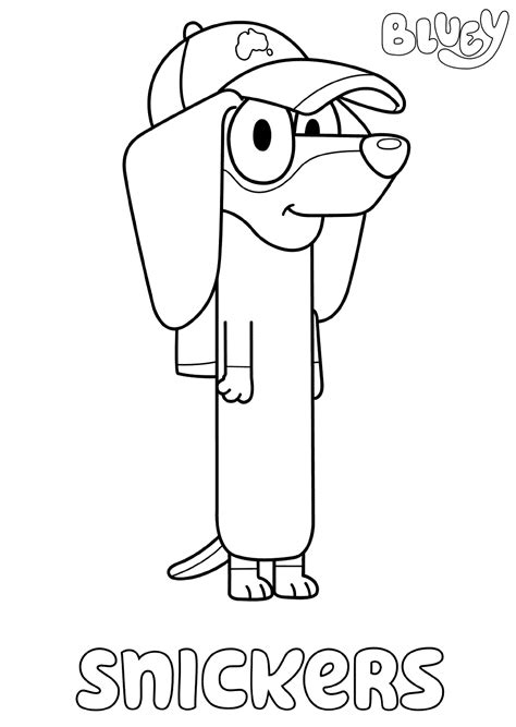 15 Bluey Cartoon Coloring Pages