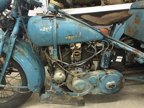1933 Harley Davidson Motorcycle Servi Car Trike 1934 Original Barn Find