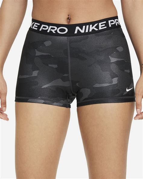Nike Pro Dri Fit Womens 8cm Approx Camo Shorts Nike Sa