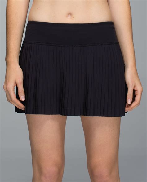 Lululemon Pleat To Street Skirt Black Lulu Fanatics