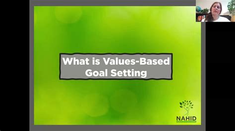 What Is Values Based Goal Setting Youtube