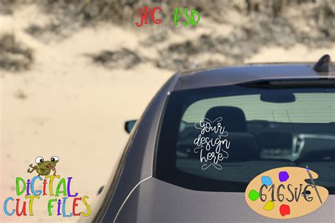Download Drivers Side Rear Windshield Car Mockup Graphic by 616SVG ...