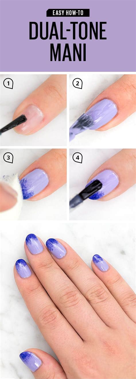 Get The Ombré Nail Lookwith Way Less Effort This Easy Diy Dual Tone