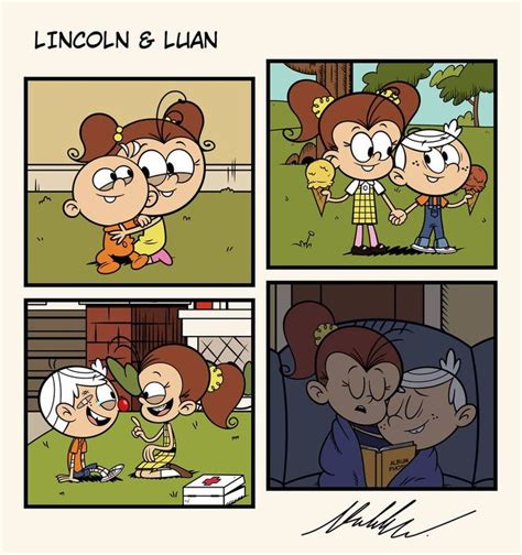Lincoln And Luan By Kylorenrodram95 On Deviantart Loud House Characters The Loud House